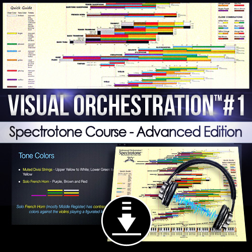  Visual Orchestration #1: Spectrotone Course - Advanced Edition. Alexander Publishing / Alexander Creative Media
