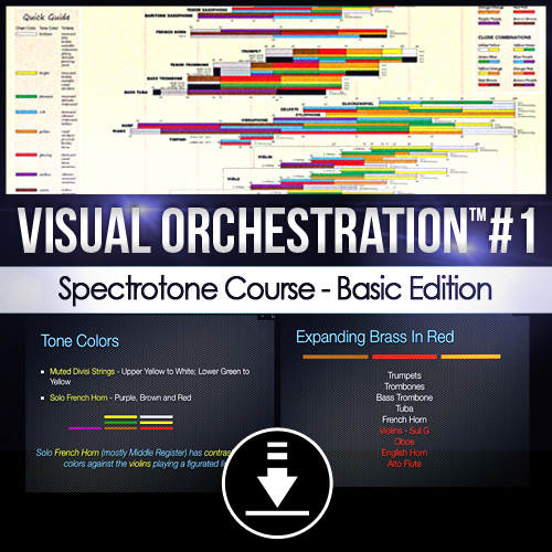  Visual Orchestration #1: Spectrotone Course - Basic Edition. Alexander Publishing / Alexander Creative Media