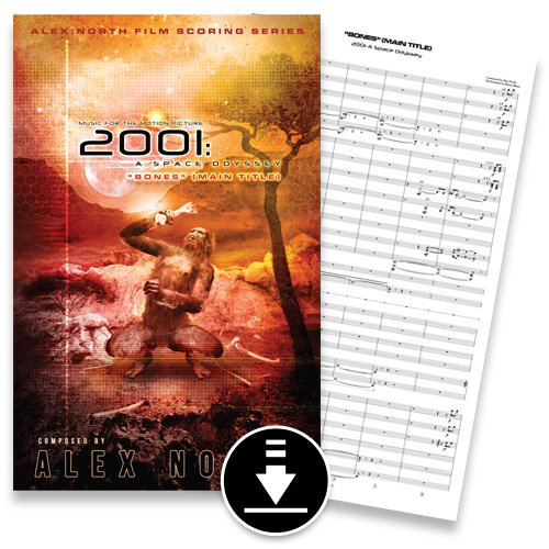  Alex North - 2001 Bones [Main Title] Orchestral Study Score PDF. Alexander Publishing / Alexander Creative Media